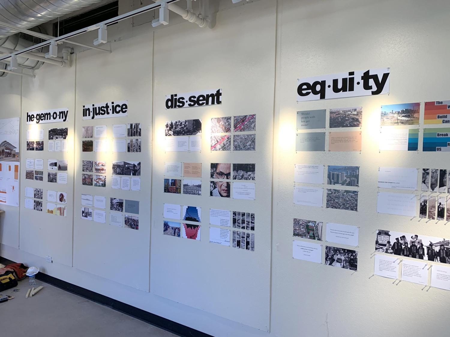 ENVD 4361 Dissent by Design mini-exhibit "Situating Dissent"