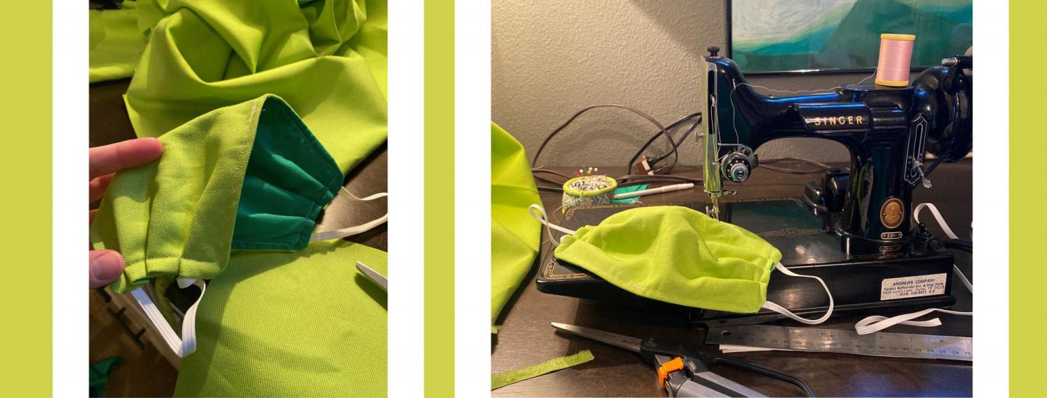 ENVD instructor donates homemade masks
