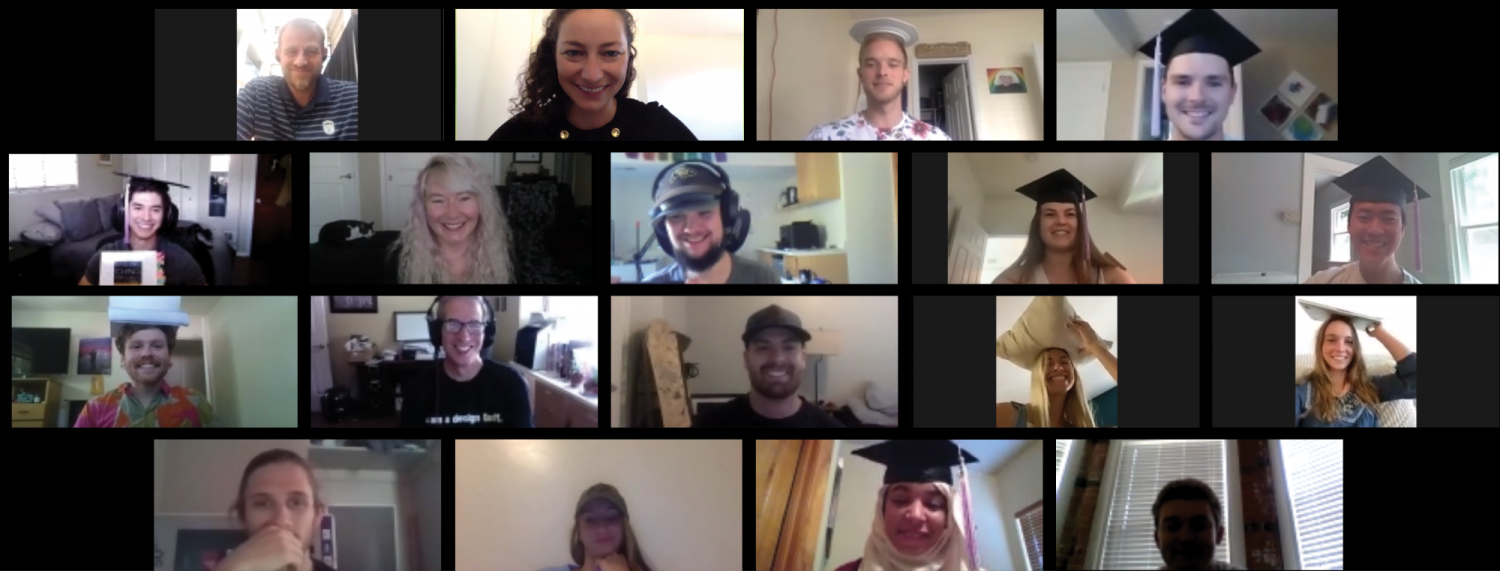 A screen grab from Marianne Holbert's zoom course.