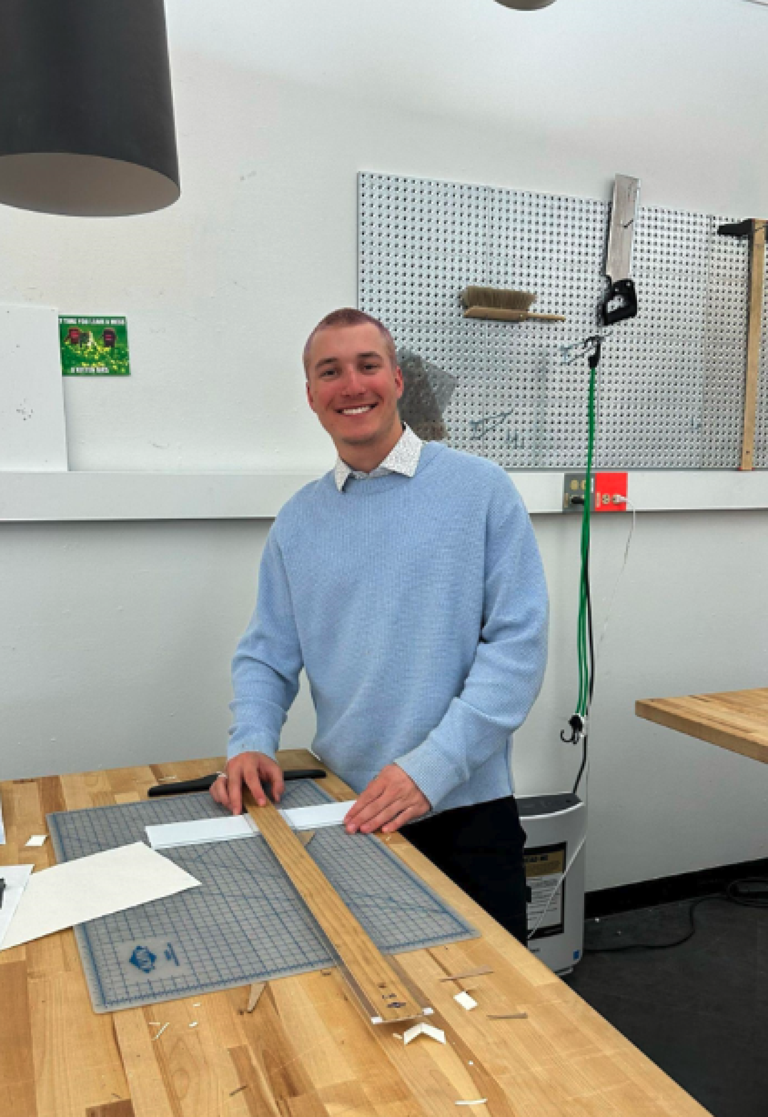 Nate Kingdom, product design major