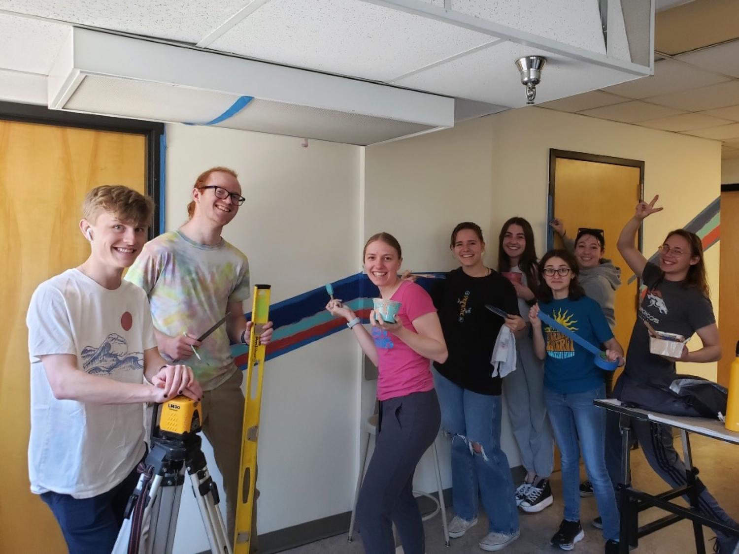 FYE Basement painting