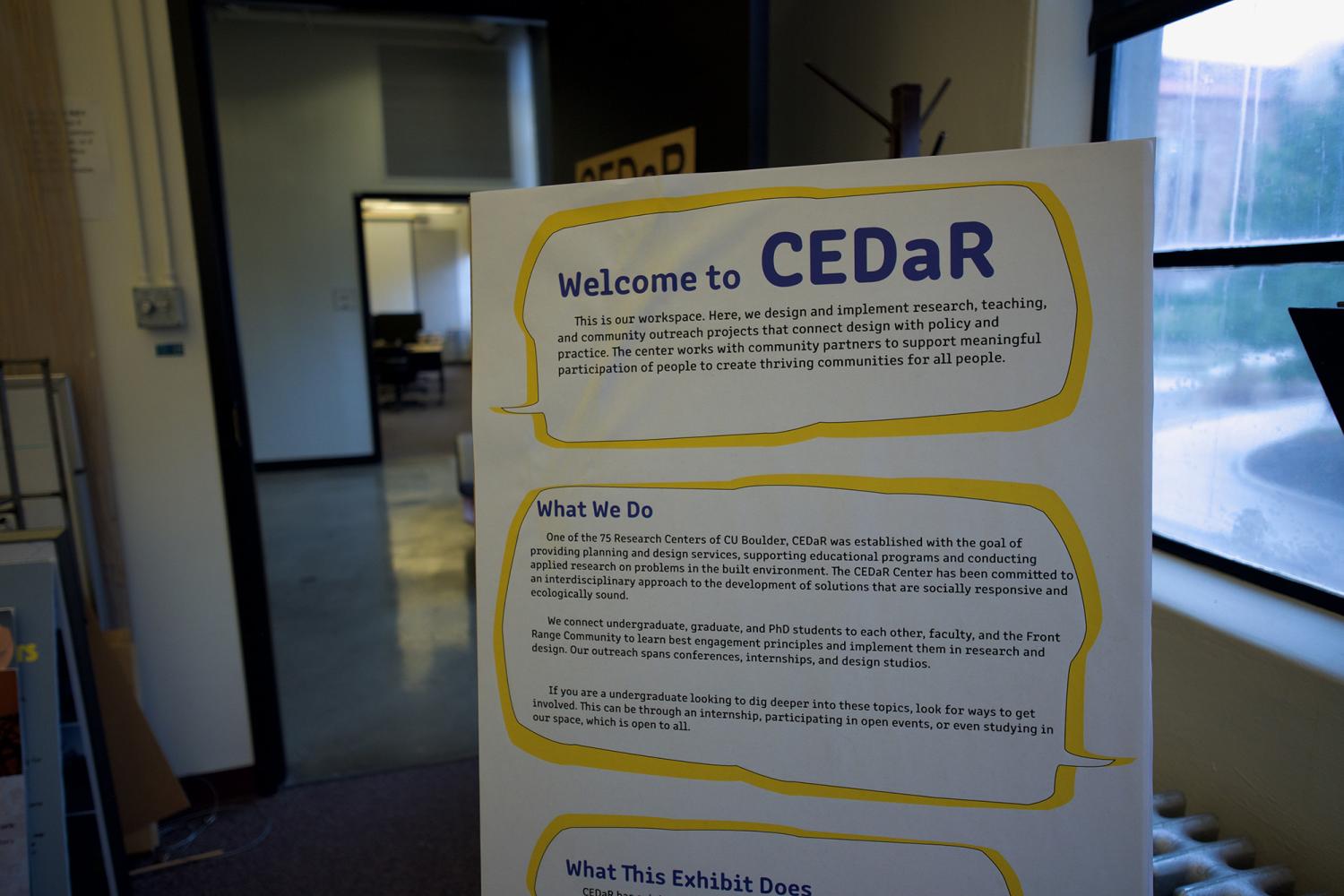 CEDaR sign