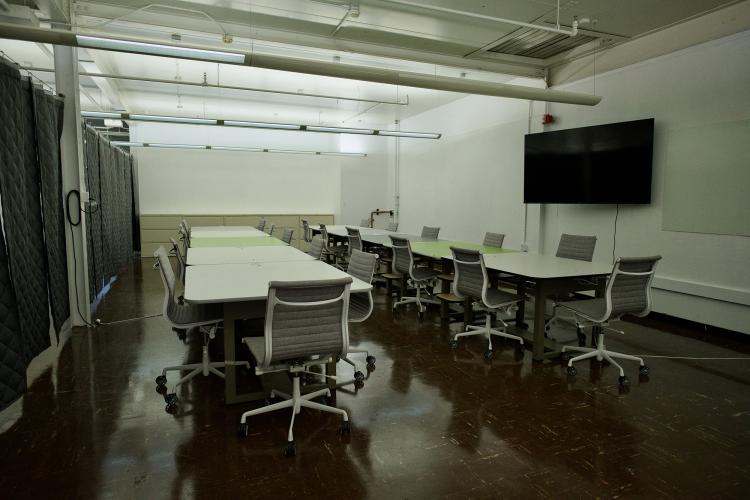 different angle of the third floor studios