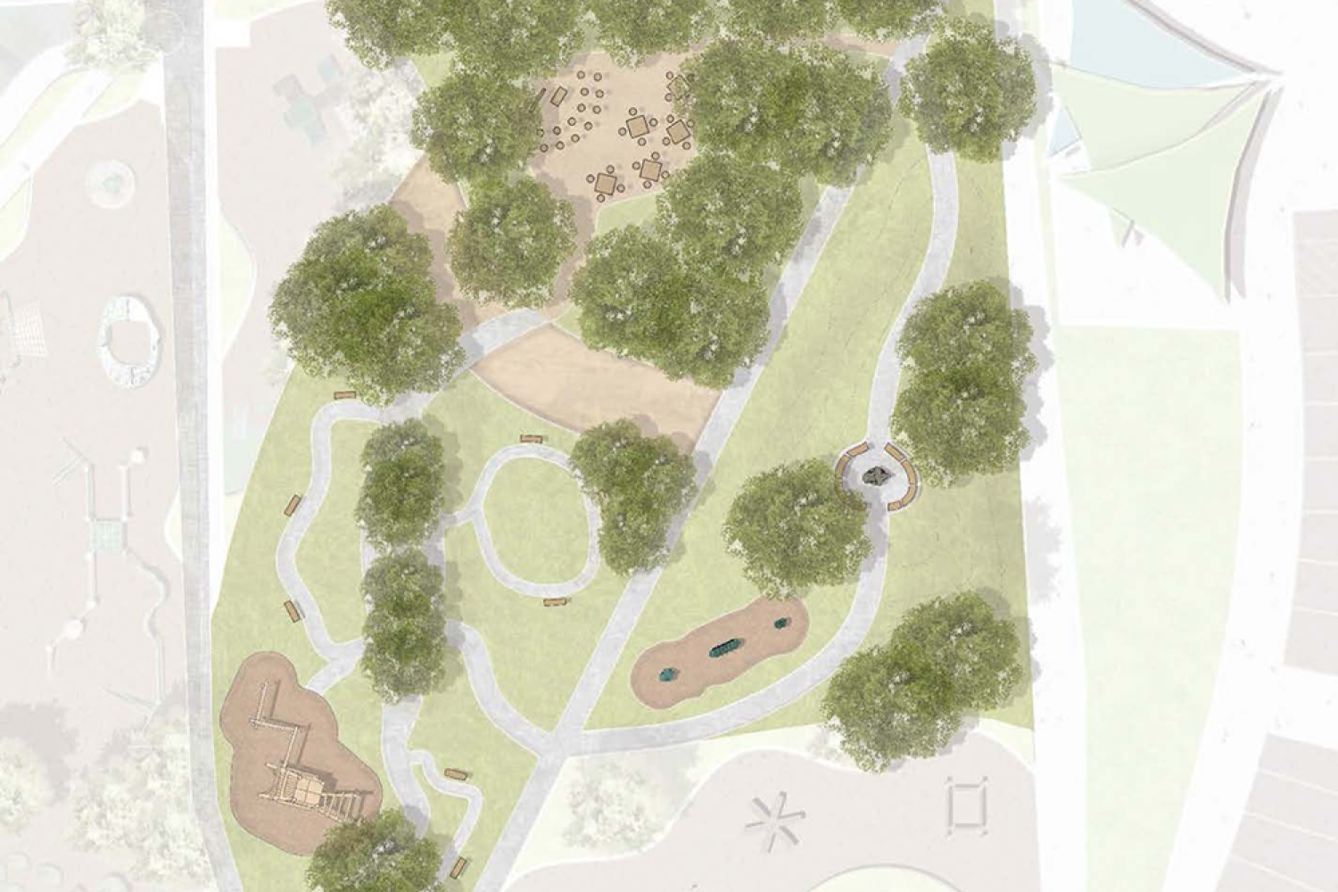 Emerald Elementary Schoolyard Redesign by multiple LAND students