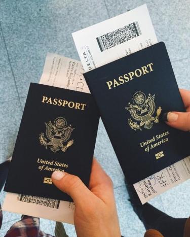 Nick's passport