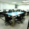 Tables in the basement and third-floor studio spaces we designed and fabricated in-house using resources in the Creative Labs Center.
