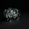 Laser cut acrylic buffalo award