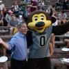 Paul Chinowsky and Chip the Buffalo