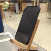Wooden cell phone holder