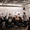 Mary Mattingly providing a critique for the LAND 2100 studio