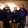 Chris Dunn with scientists before climb
