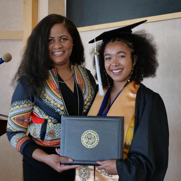 Victoria Dadet with Dr. Hillary Potter
