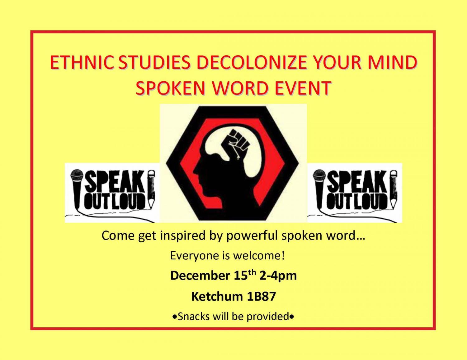 Spoken Word Flyer