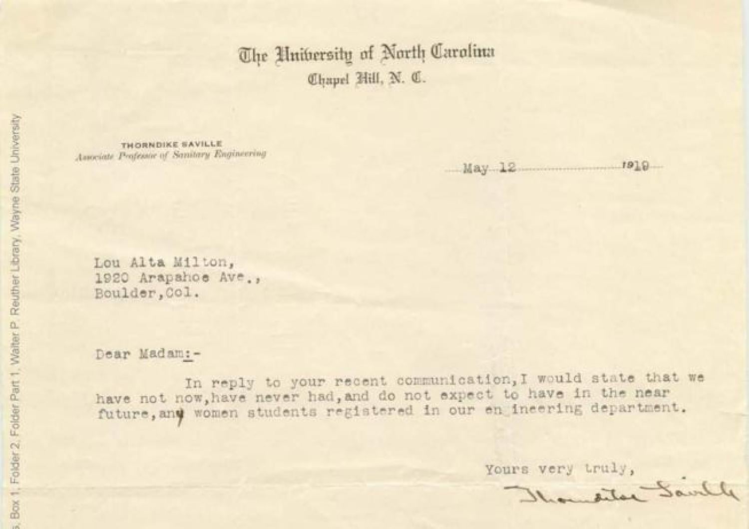 SWE letters