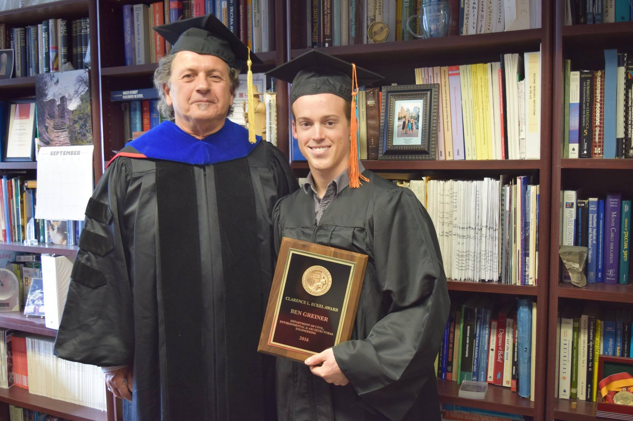 Ben Greiner 2016 Eckel Award