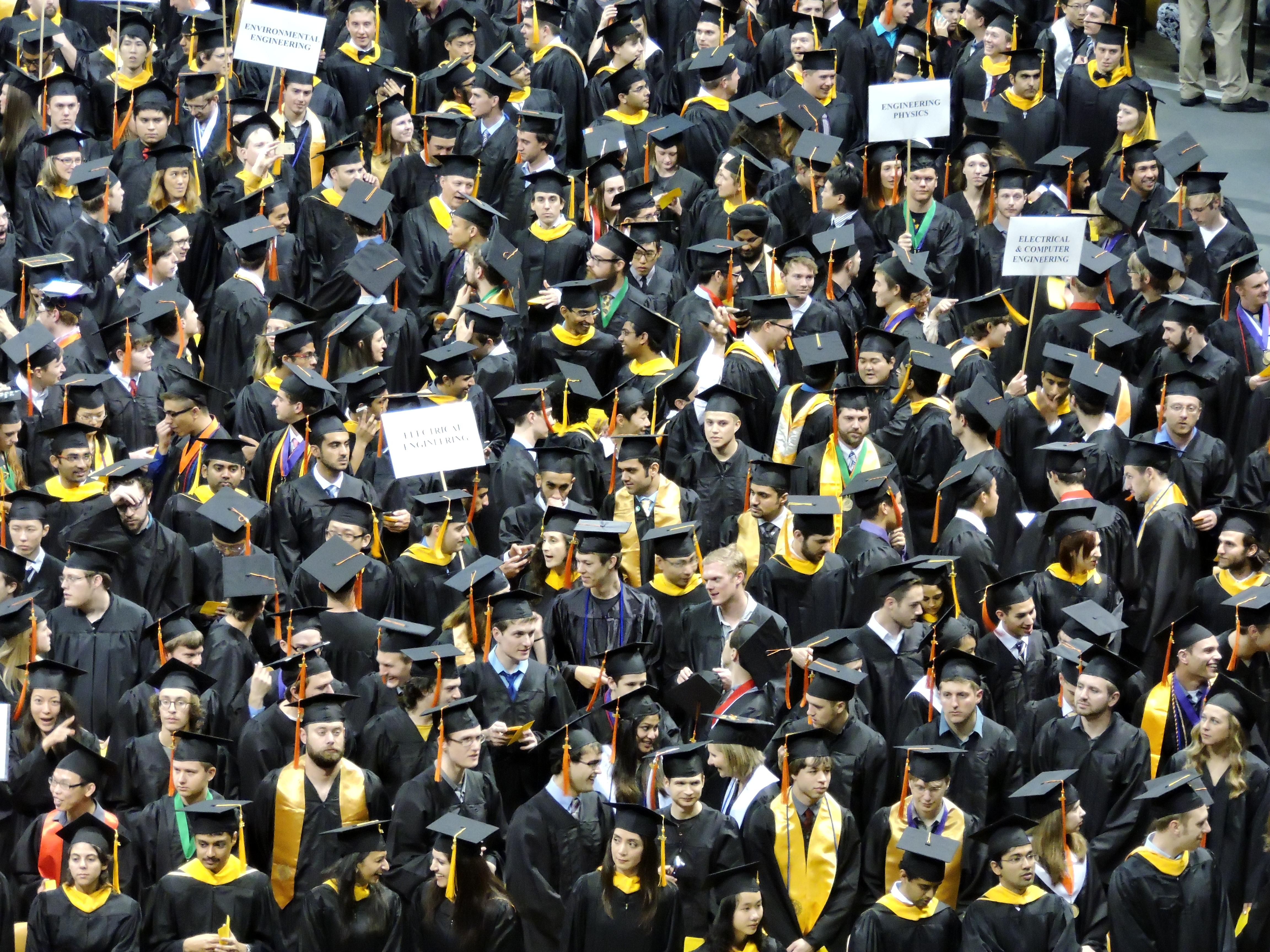 Spring 2015 graduation ceremony