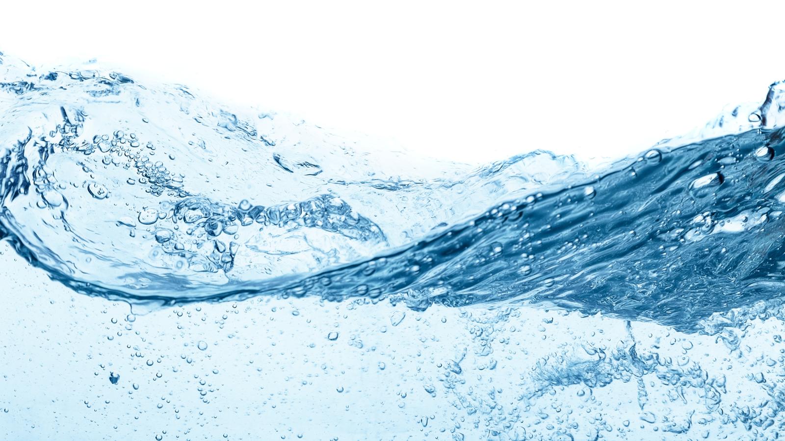 Blue water waves