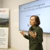 Research Professor Edith Zagona discussing modern water management approaches during a USAID-sponsored visit to Armenia.
