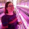Mija Hubler in lab