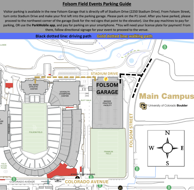 Folsom Parking Instructions