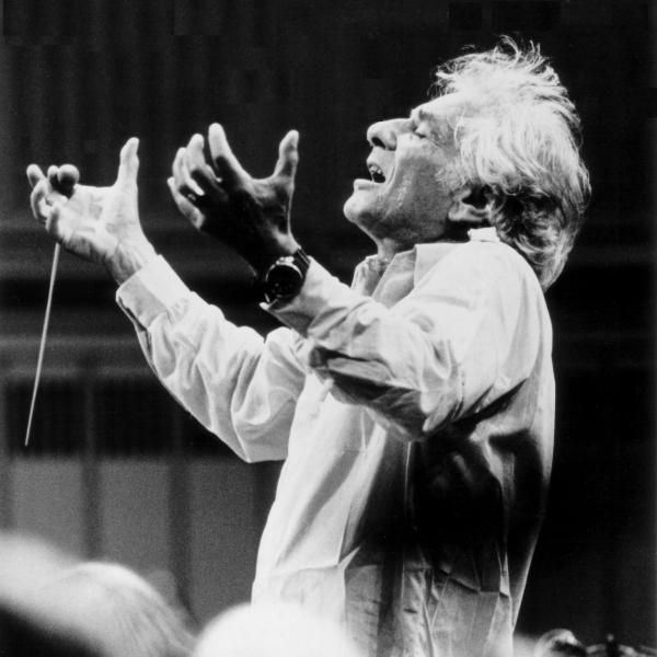 Leonard Bernstein conducting