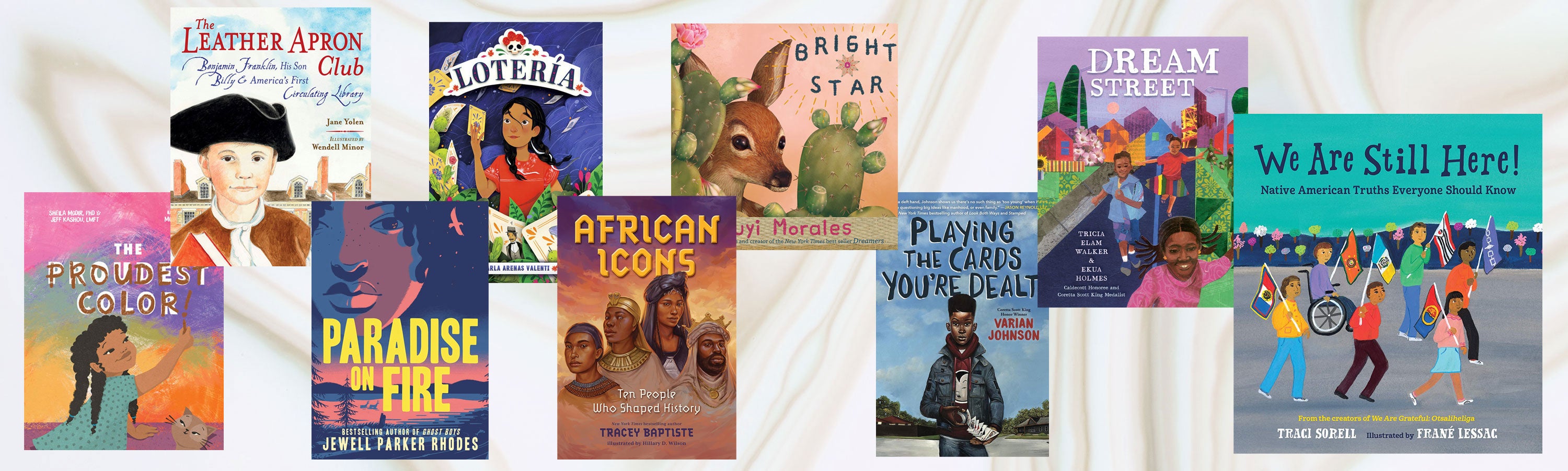 Children's Book Fest header image with featured books