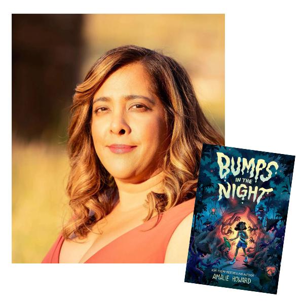 Photograph of Author Amalie Howard and her book Bump in the Night