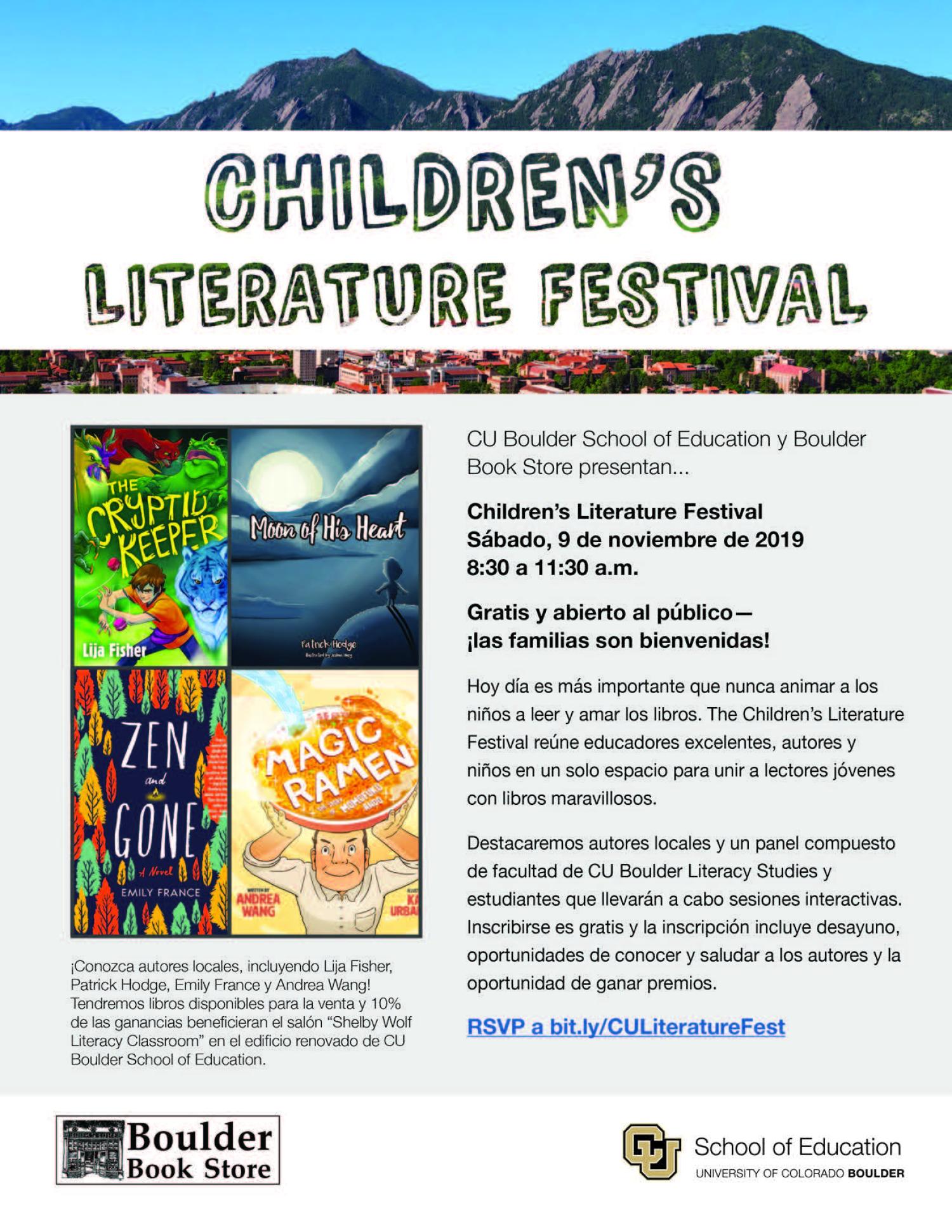 2019 Children's Literature Festival - Espanol