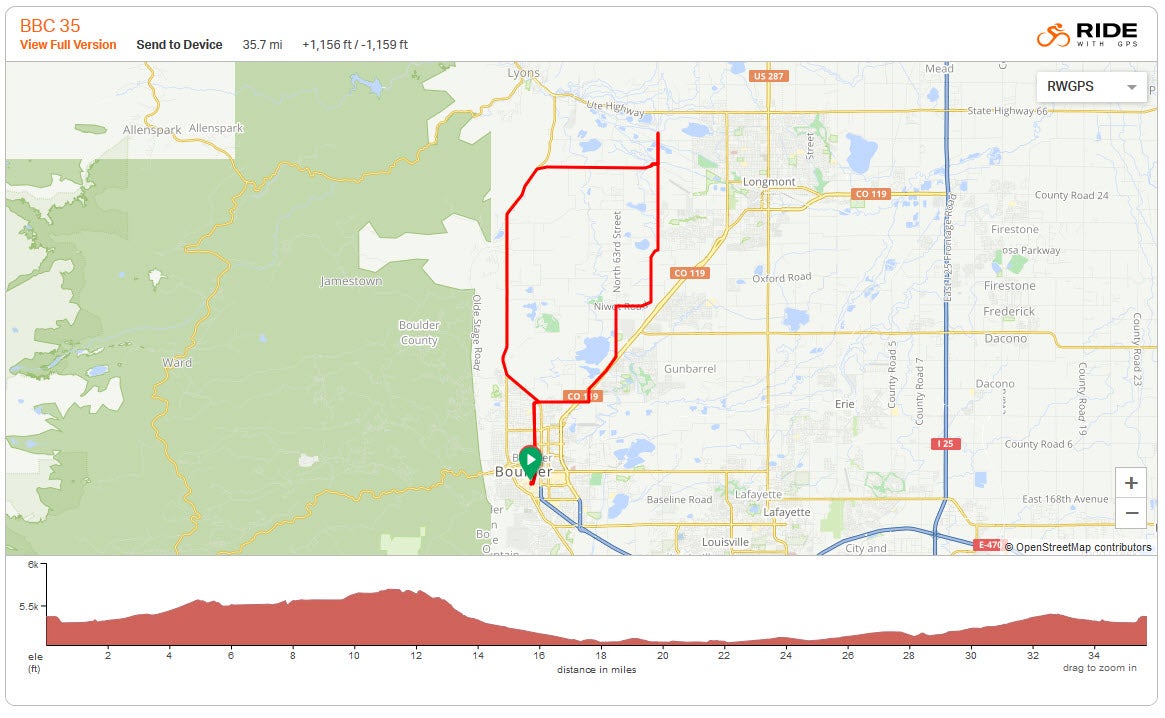 Mary's Loop bike route