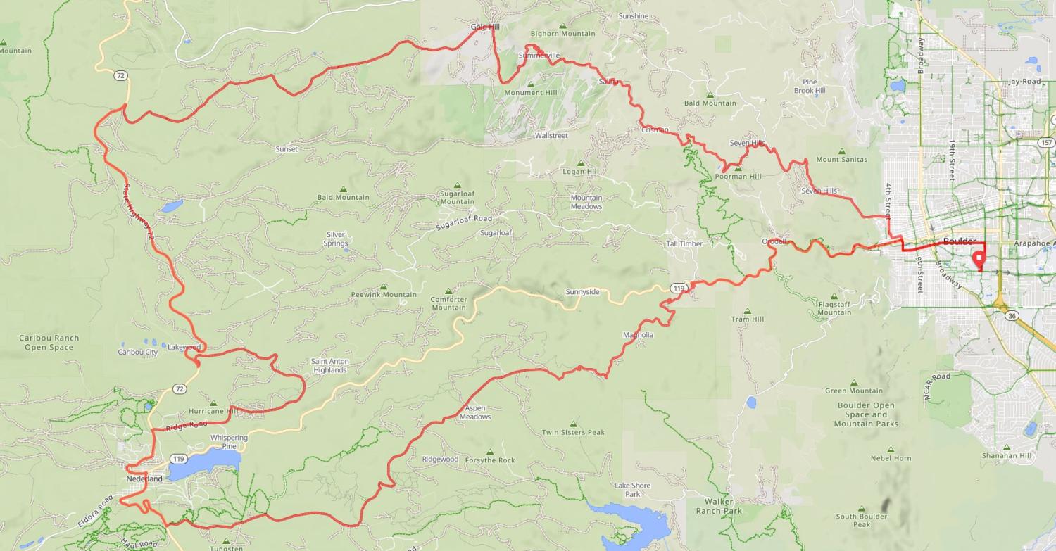 Gravel Epic - Gold Hill Road option