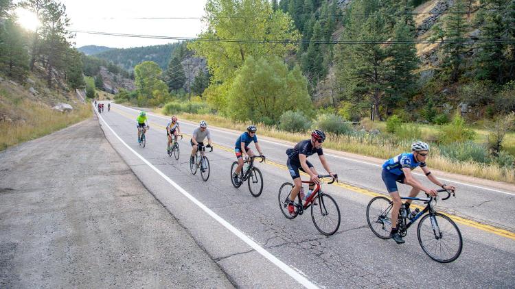 BBC riders in the mountains