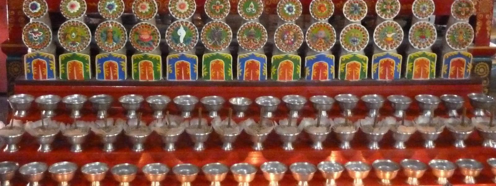 Offerings at a Tara Shrine