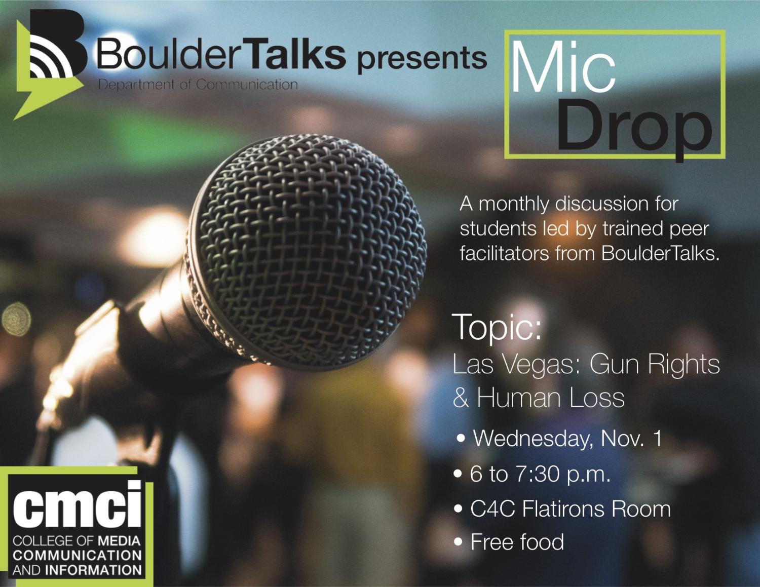 Mic Drop. Nov 1, 2017. 6-7pm