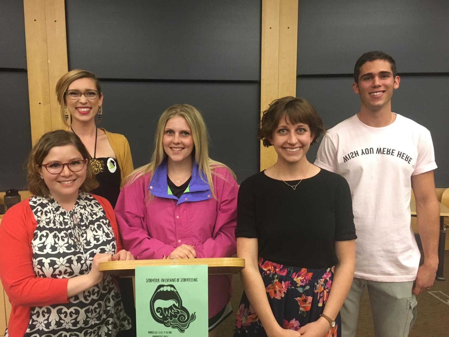 StoryTalk Speakers, Nicoli, Jenna, Teresita, Meg, Easten