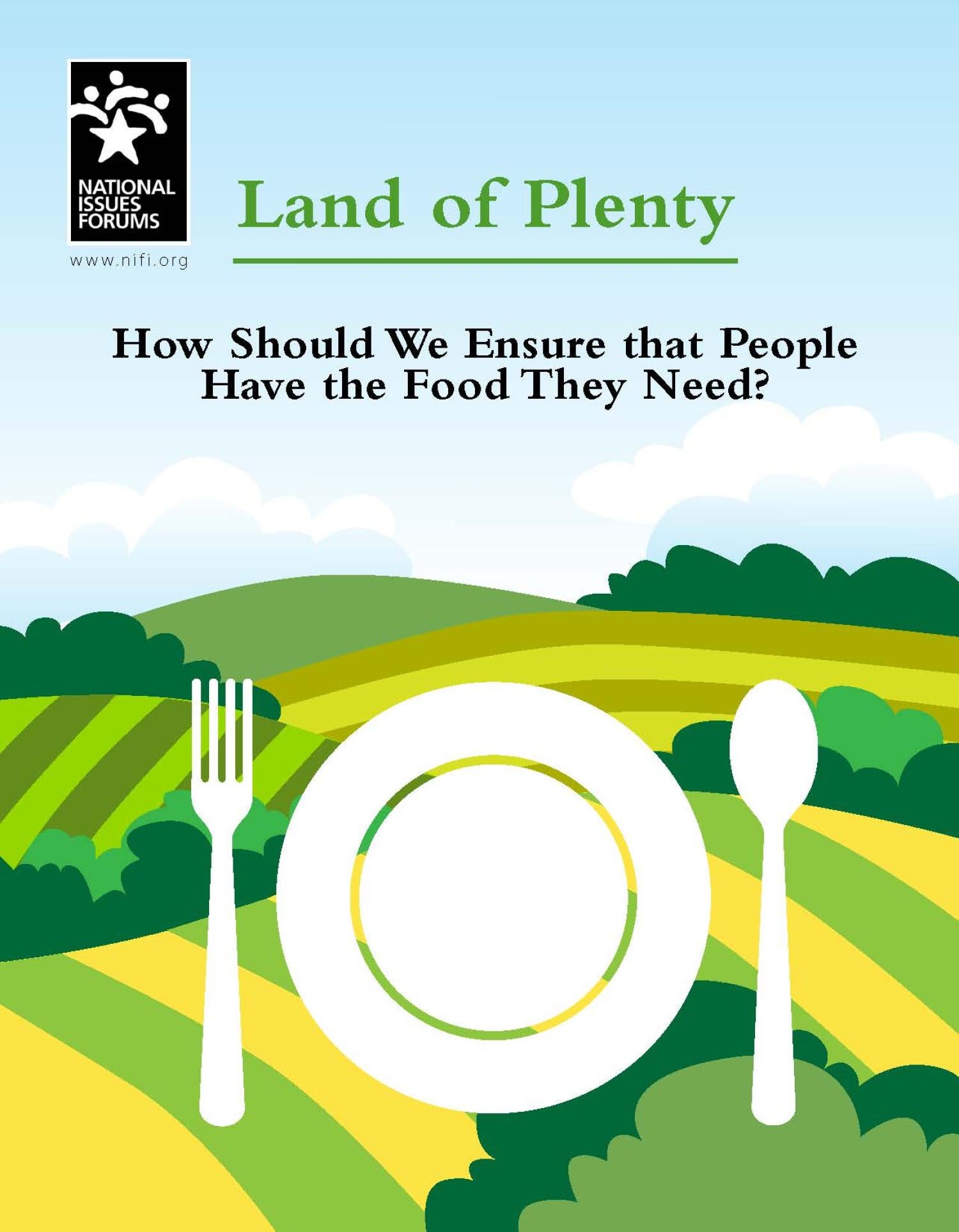 Land of Plenty Issue Guide cover