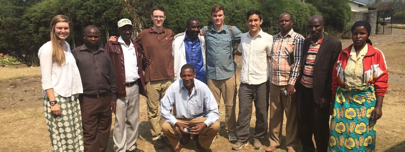 EWB group with Rwanda locals