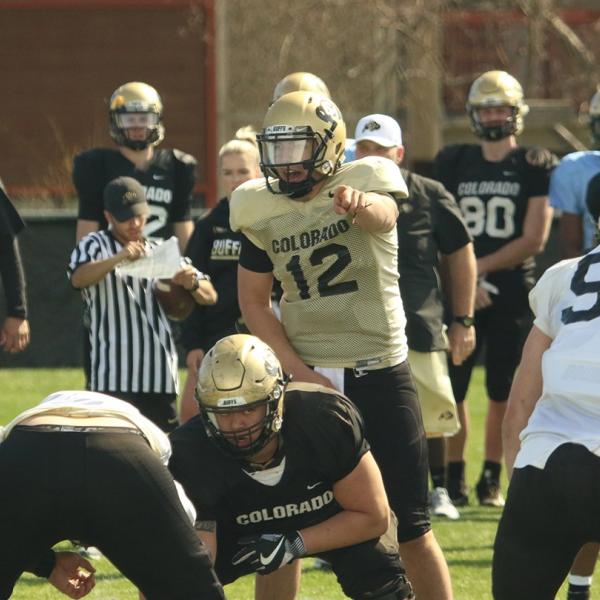 CU quarterback Steve Montez at practice