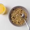 Cereal and orange juice