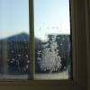 frost on window