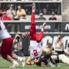 CU football player making a play.