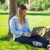 student studying