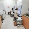 Students working in lab.