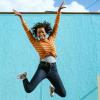 jumping person
