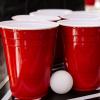 Red plastic cups
