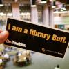 I am a library Buff sticker