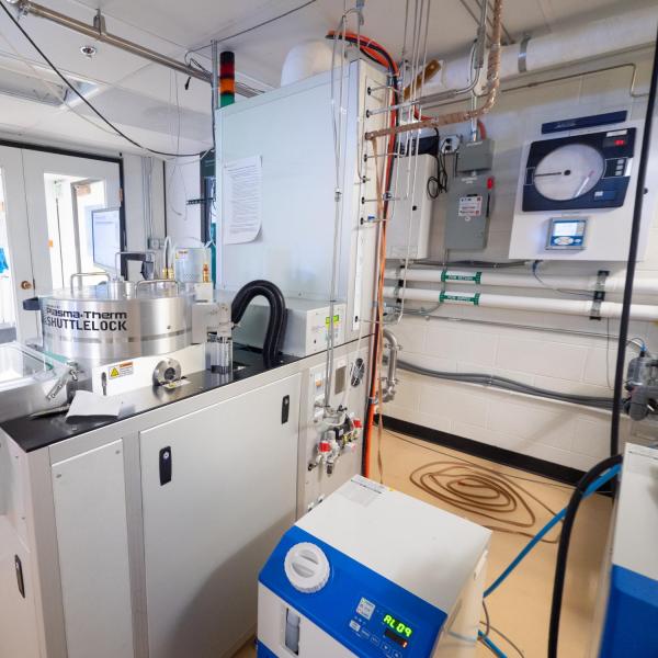 A picture of a lot of sophisticated lab equipment