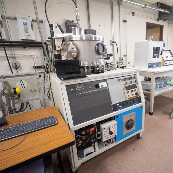 A picture of a high vacuum deposition system