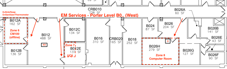 Porter Level B0.. (ground floor) West