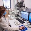 student working in COSINC lab