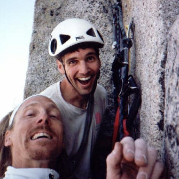 Selfie of Hans Florine and John Black